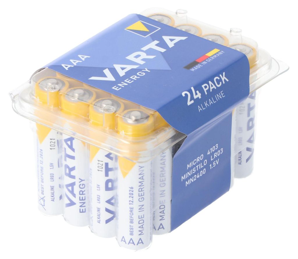 24er Sparpack Varta Energy 4103 Micro inklusive Produktbild 