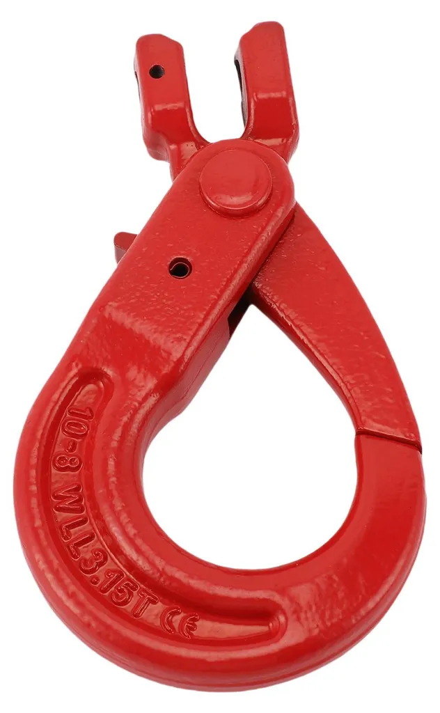 Crochet à fourche G80 en acier allié 3,15t pour levage industriel