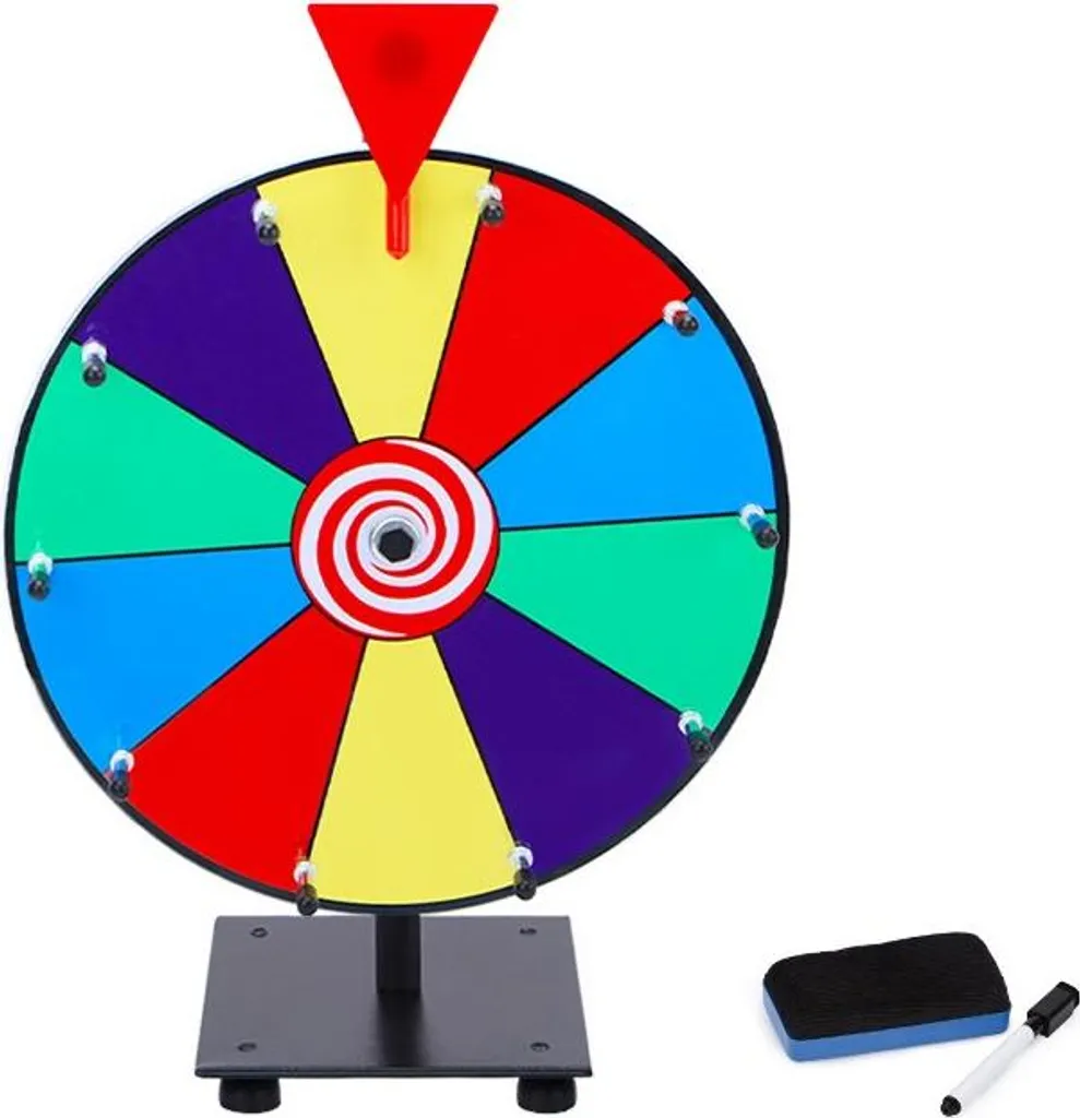 Roue de la Fortune pour Animation Mariage et Anniversaire - 10 Cases