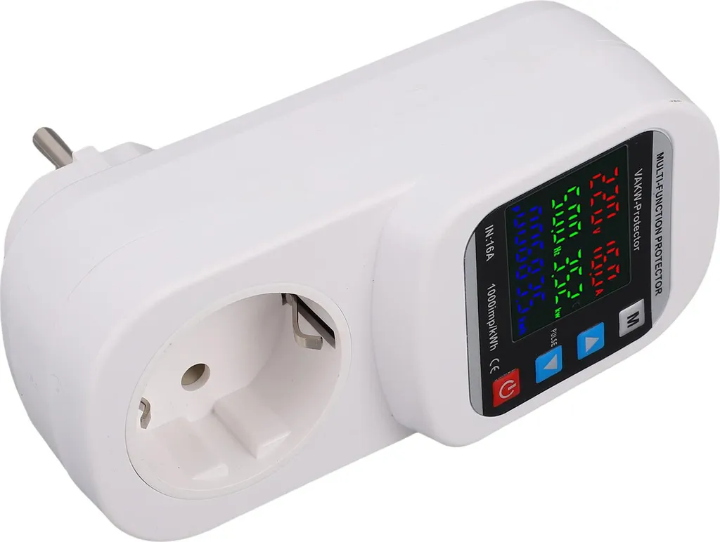 Prise de protection surtension 16A avec compteur et minuterie réglable