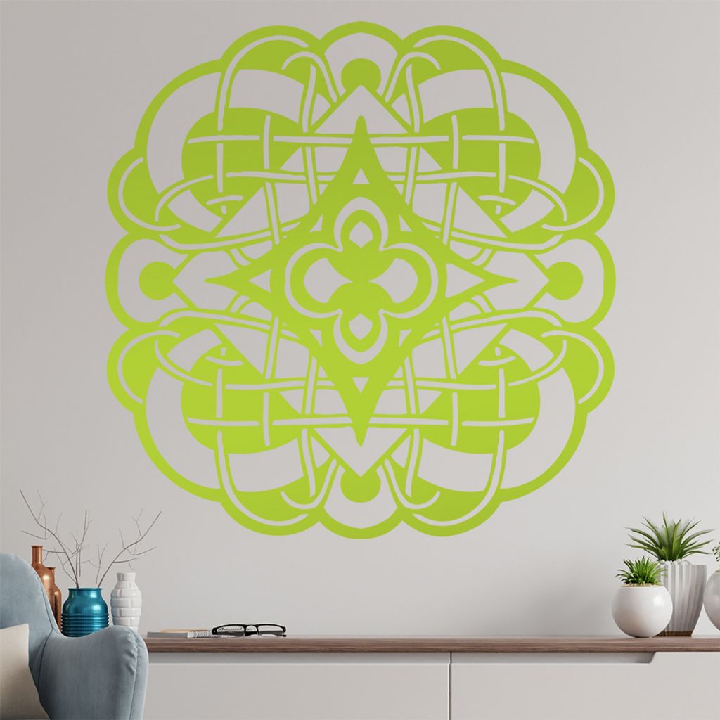 keltische Knoten Wandtattoo in 6 Größen - Wandaufkleber Wall Sticker - Dekoration, Küche, Wohnzimmer, Schlafzimmer, Badezimmer