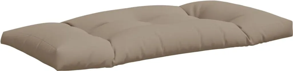 Offerta Cuscini Pallet 3 Pezzi Taupe | Tessuto Liscio Divano Esterno - 5