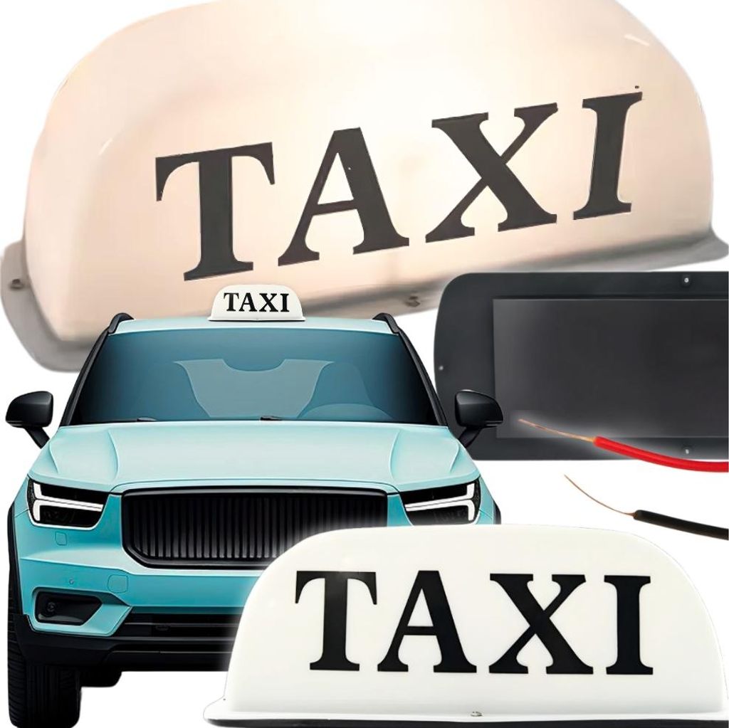 Große Taxi Hahn Dachlampe Warnsignal Taxi Magnet