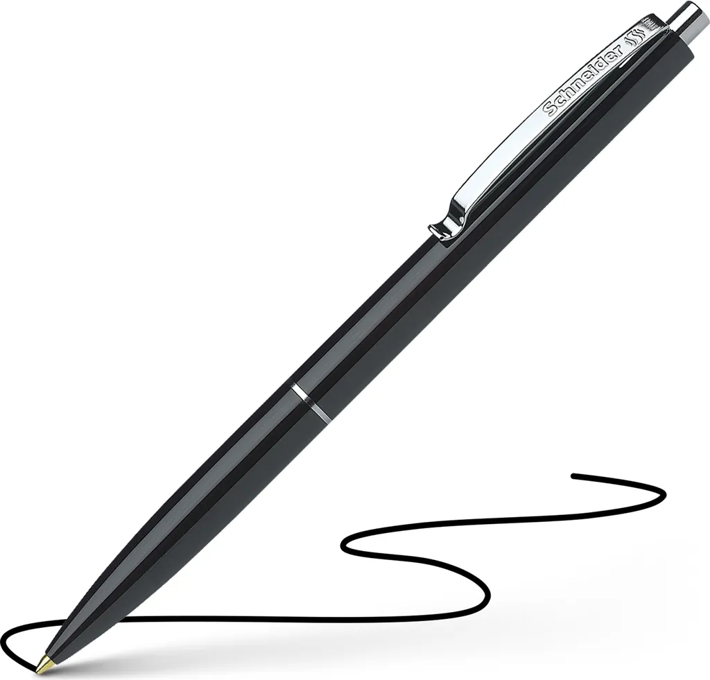 Schneider Schreibgeräte K 15 Nero Penna a sfera retrattile a clip 50 pz