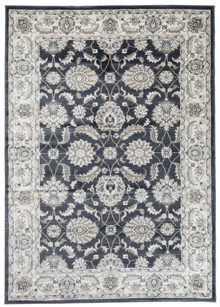 Tapis Salon 300x400 cm Oekotex : Solution Déco Saine Classique Anthracite