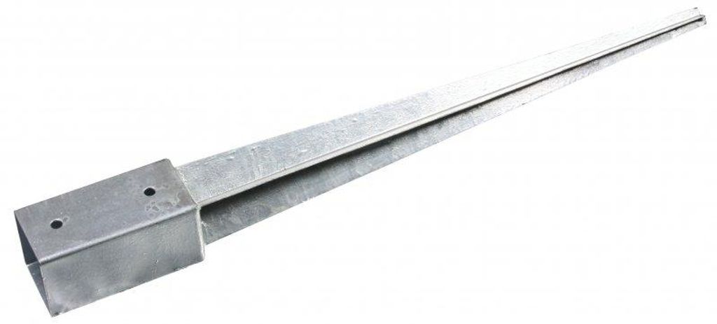 Levior Pätka stĺpika 81x81x150mm/60cm hr,1,8mm zn Obrázok produktu 