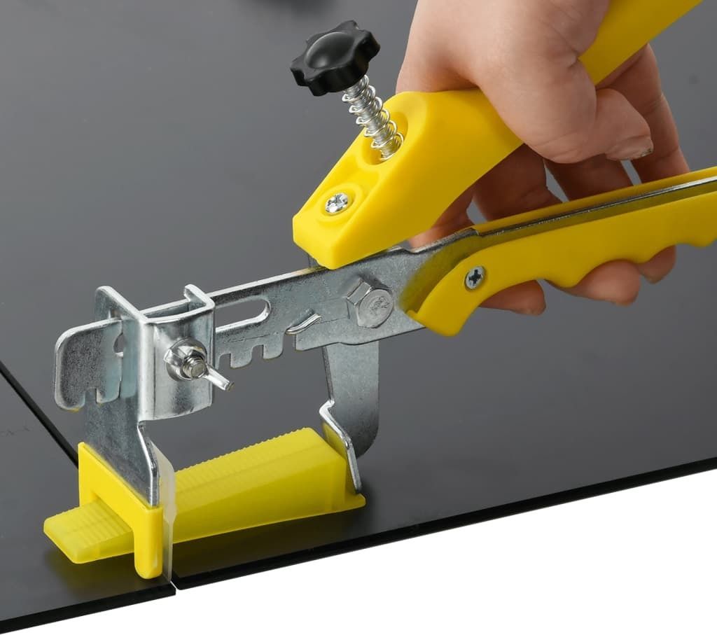 vidaXL Fliesen-Nivelliersystem 500 Keile 2500 Clips 1,5 mm Produktbild 