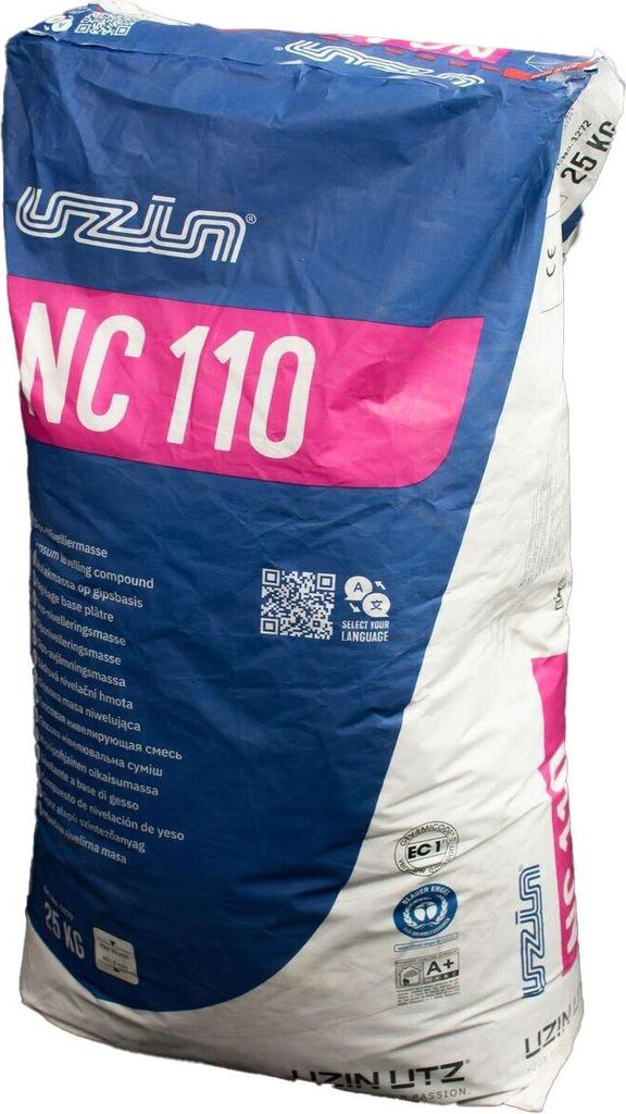 UZIN NC 110 Spachtelmasse Calciumsulfat 25kg Produktbild 