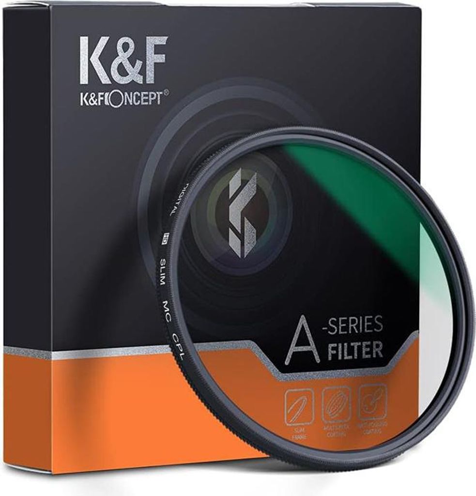 K&F Filtre Nano A series Slim CPL 72 mm Zdjęcie produktu 