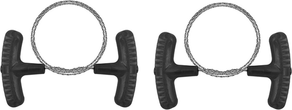 INF Compacte Survival Draadzaag - Zwart (2-Pack) voor Productafbeelding 