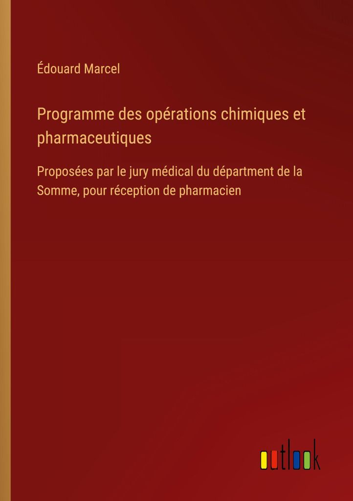Programme des opérations chimiques et pharmaceutiques