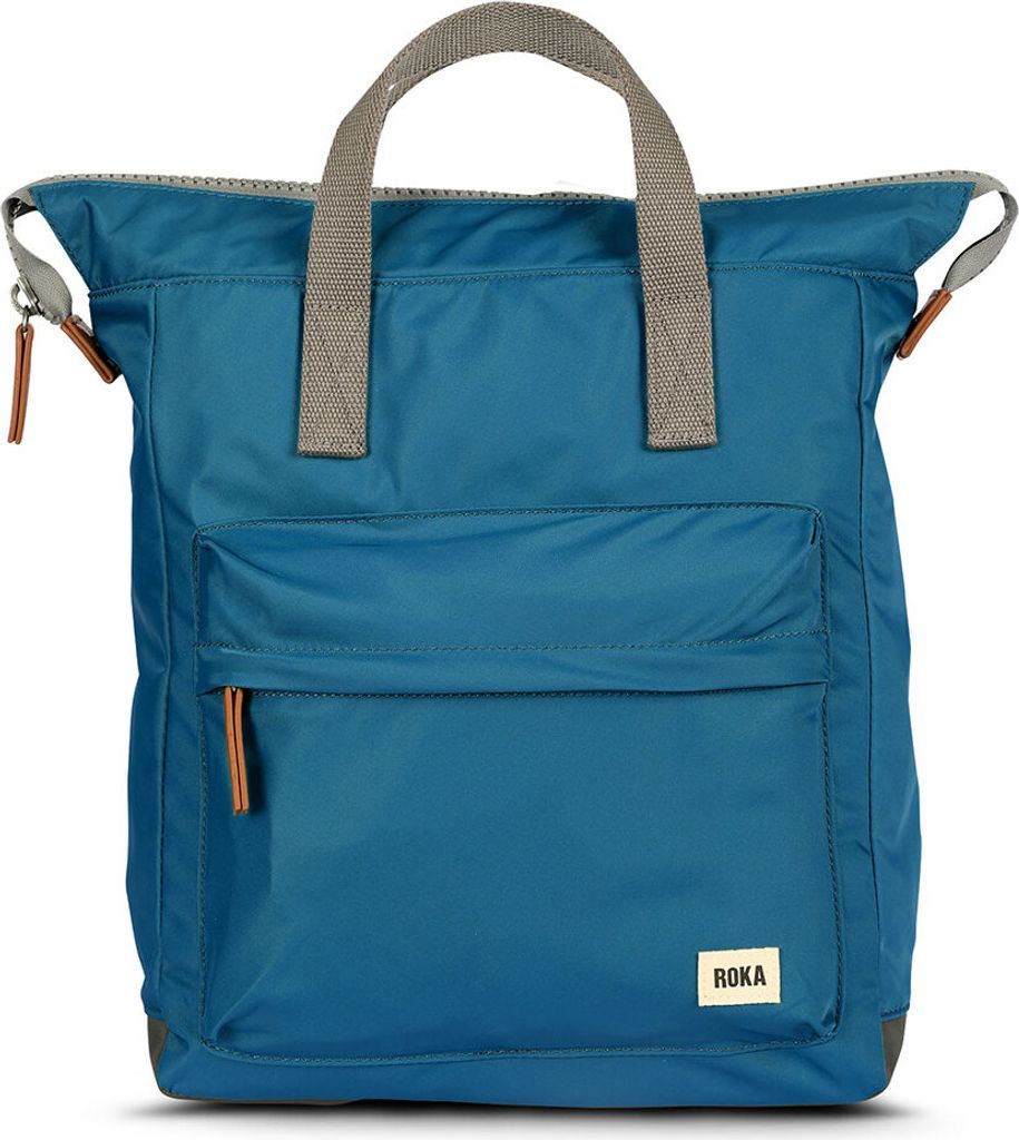 Roka London Bantry B Recycled Nylon Rucksack Blau M Blau M