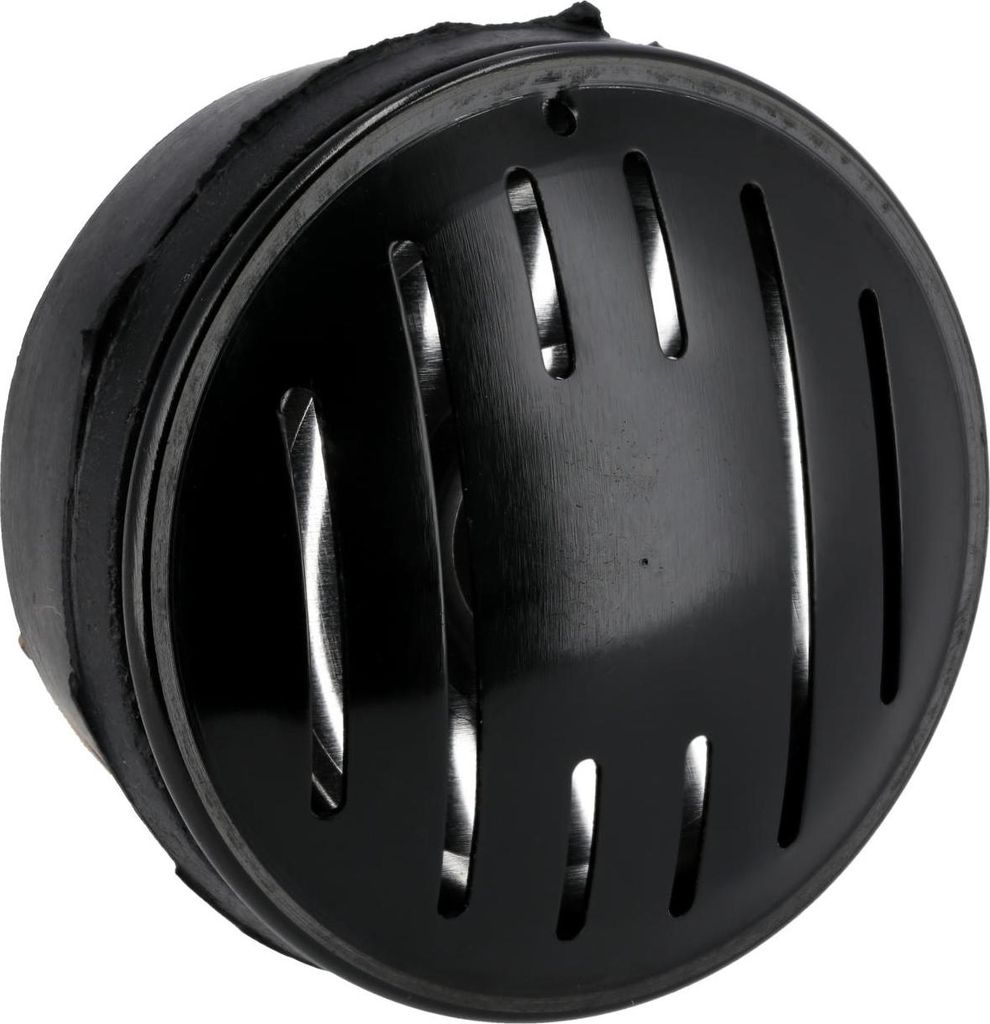 corne 6V+12V avec lunette en aluminium, anodisé noir - pour Image du produit 