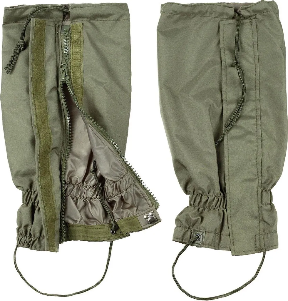 Guêtres de Protection de l'Armée Allemande MFH Kaki - Équipement Pluie