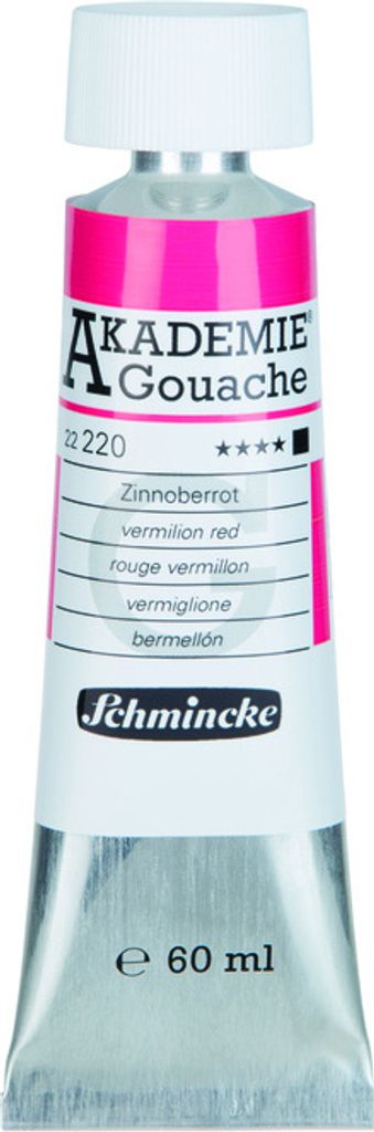 Schmincke 60ml AKADEMIE Gouache Zinnoberrot Gouache 22 220 011 Aktionsartikel