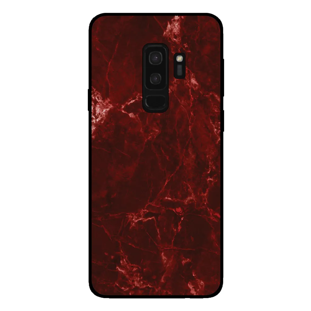 Custodia Samsung S9 Plus Marmo Rosso - Sicura e Antiscivolo