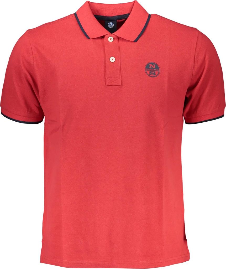 Klassisches Rot Polo North Sails : Größe - S Größe: S