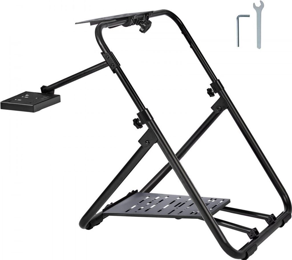 Lenkradständer 600-830mm - Gamesitz 0-40° - Stahlrahmen Rennsimulator - Rennspiele - Logitech Thrustmaster Fanatec Hori und Mad Catz - Racing Sitz