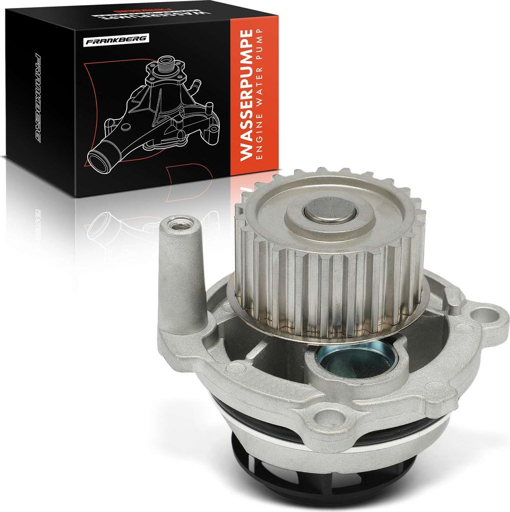 Frankberg 1x Wasserpumpe Kühlwasserpumpe für VW Golf Bora Audi A3 A4 Seat Altea Skoda Octavia 1.6L 2.0L