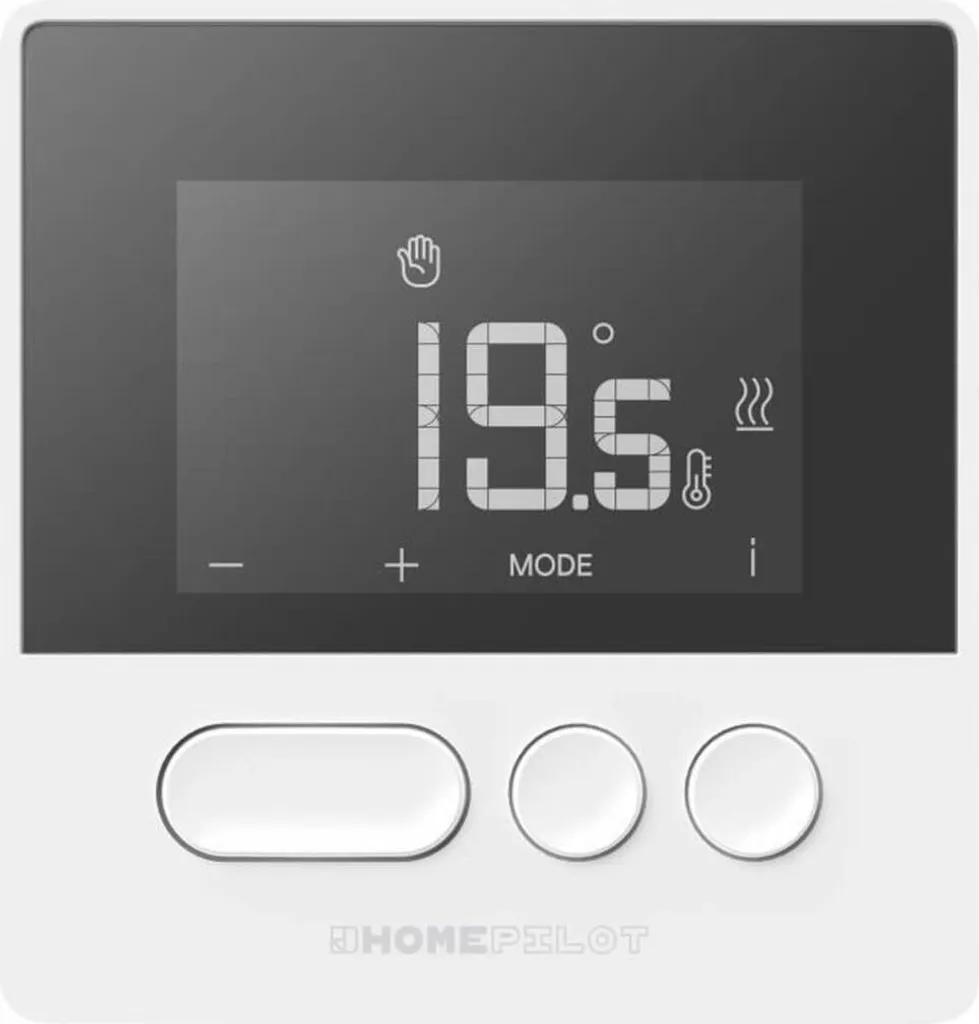 Thermostat Home Pilot Blanc Contrôle Chauffage Connecté de Précision