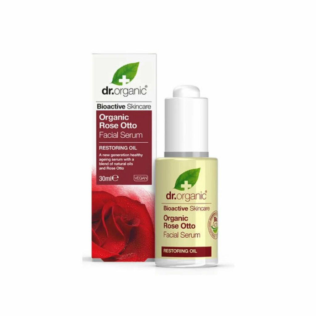Dr Organic Rose Otto Facial Serum 30ml Produktbild 