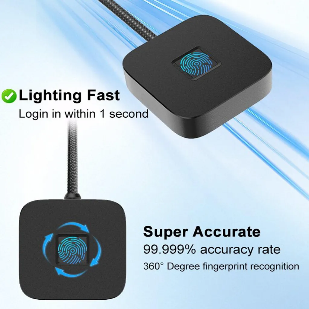 Dongle USB Windows Hello reconnaissance rapide empreintes digitales - 4
