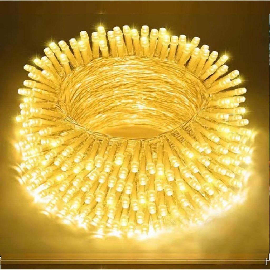 LED Lichterkette 20m 200 LEDs USB Warmweiß IP65 Kupferdraht Produktbild 