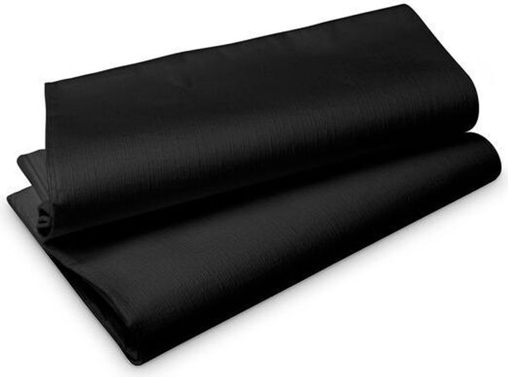 5x Evolin-Tischdecken 127 x 220 cm schwarz | Packung (5 Stück)