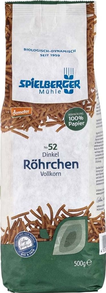 Dinkel-Vollkorn - Röhrchen 500g 2er Pack