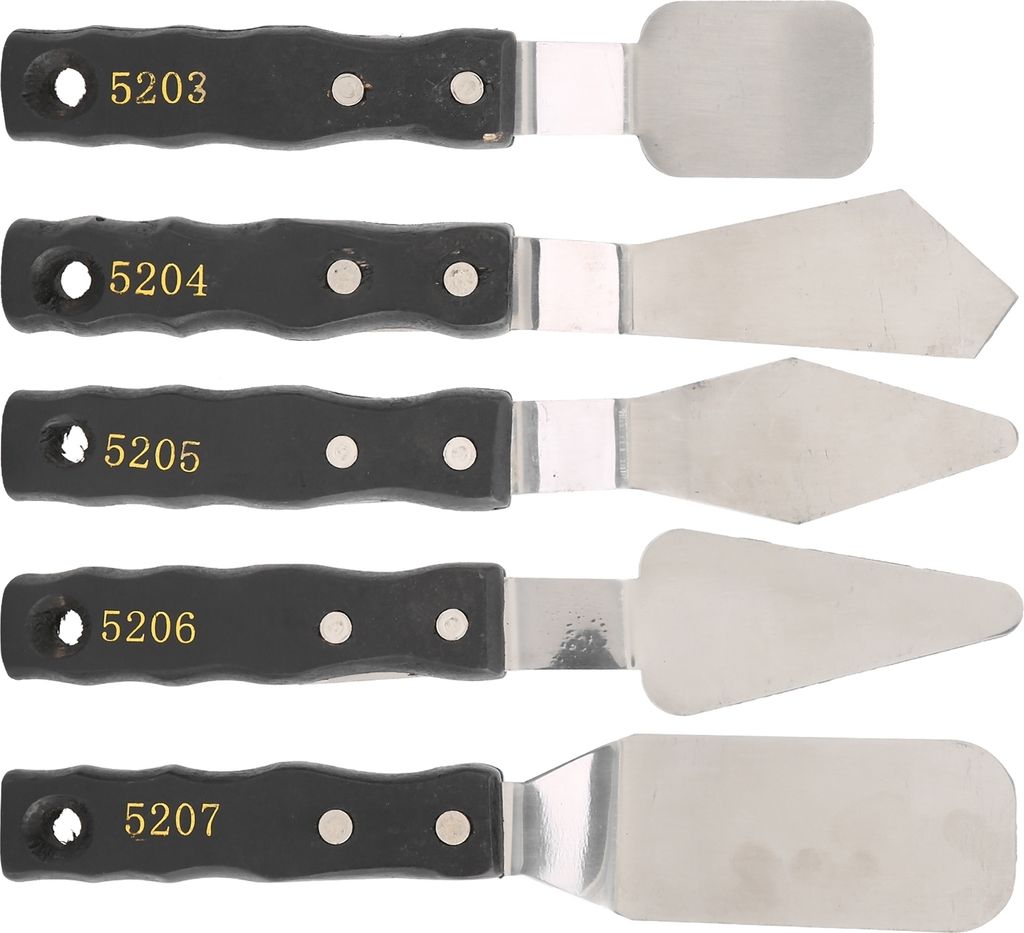 Palettenmesser,Palettenmesser Spatel,Acrylmalmesser,Künstler Malmesser,Malmesser Spatel,Öl-Acrylmalmesser