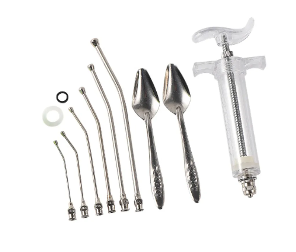 Set Alimentazione a Mano Uccellini 10ml | Acciaio Inox Alta Qualità
