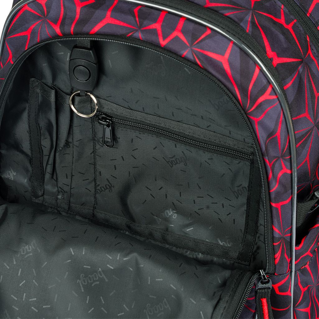 BAAGL Schulrucksack Core Red Polygon Produktbild 9