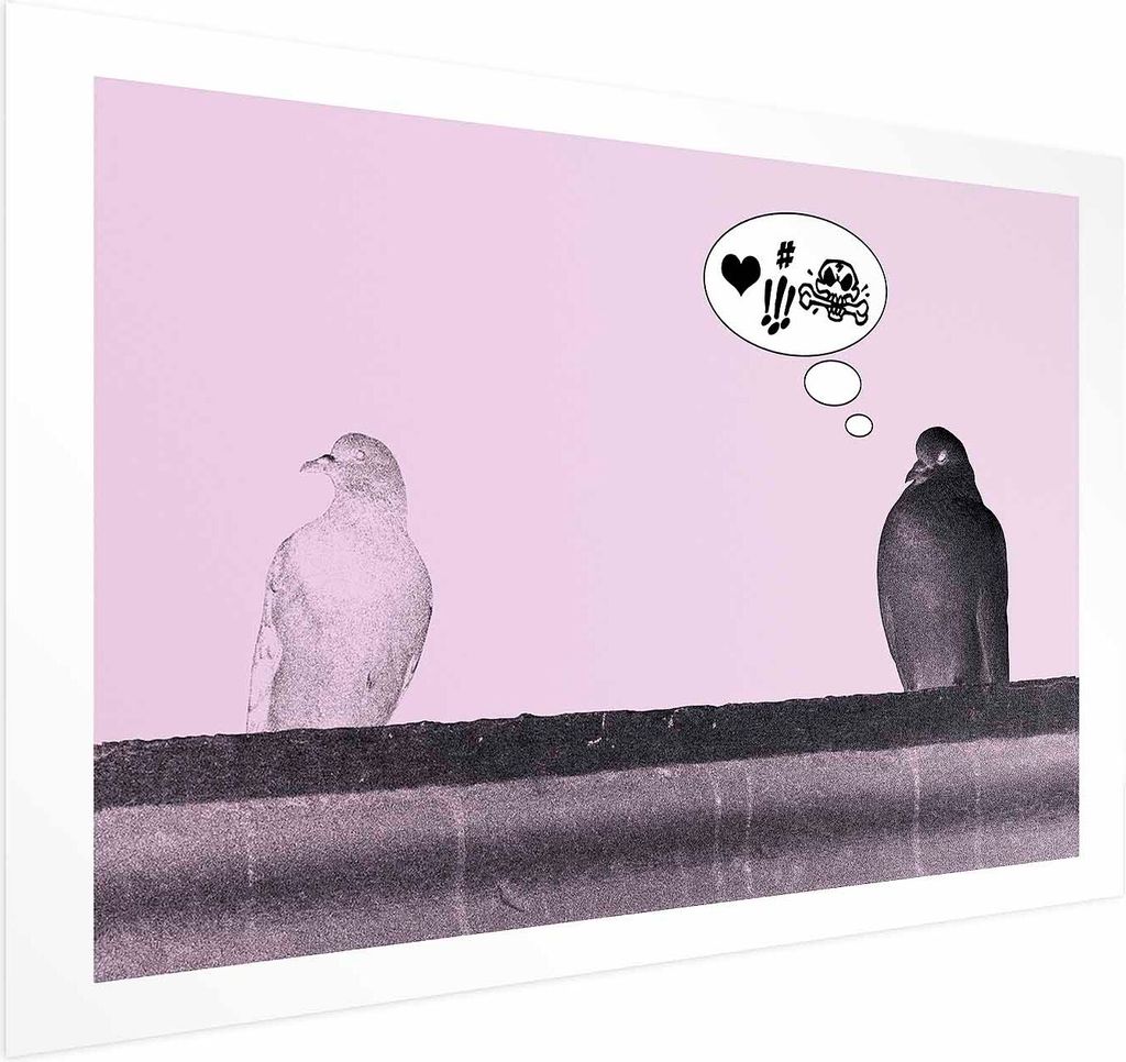 Posterpapier Poster - Courtship 90x60 cm Tiere g-A-0156-ao-a