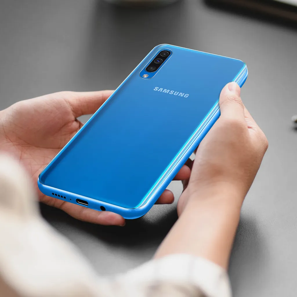 Pellicola Galaxy A50 Avizar 360°: Addio Batteri e Graffi! Trasparente - 3