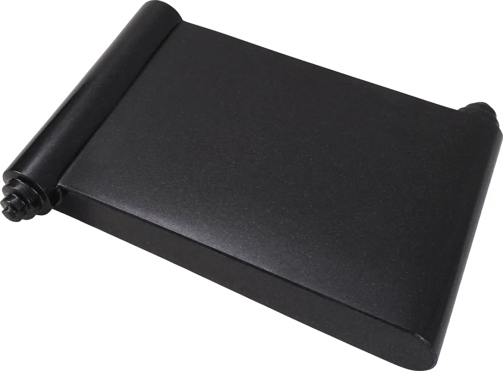 Décoration funéraire papyrus granit noir 40 x 30 cm pour cimetière
