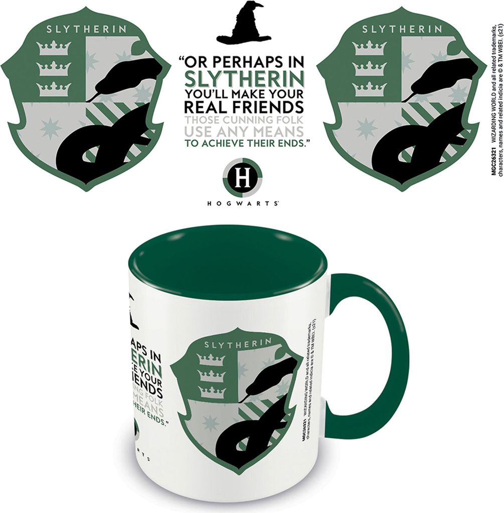 Harry Potter - Lizenz Tassen 3D - Slytherin - Green