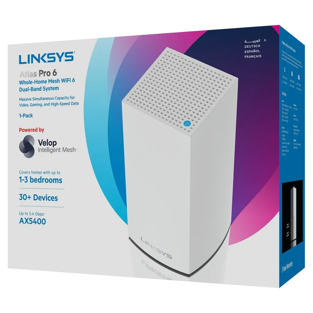 WiFi 6 Mesh Linksys AX5400 Idéal pour Télétravail et Streaming Intense - 10