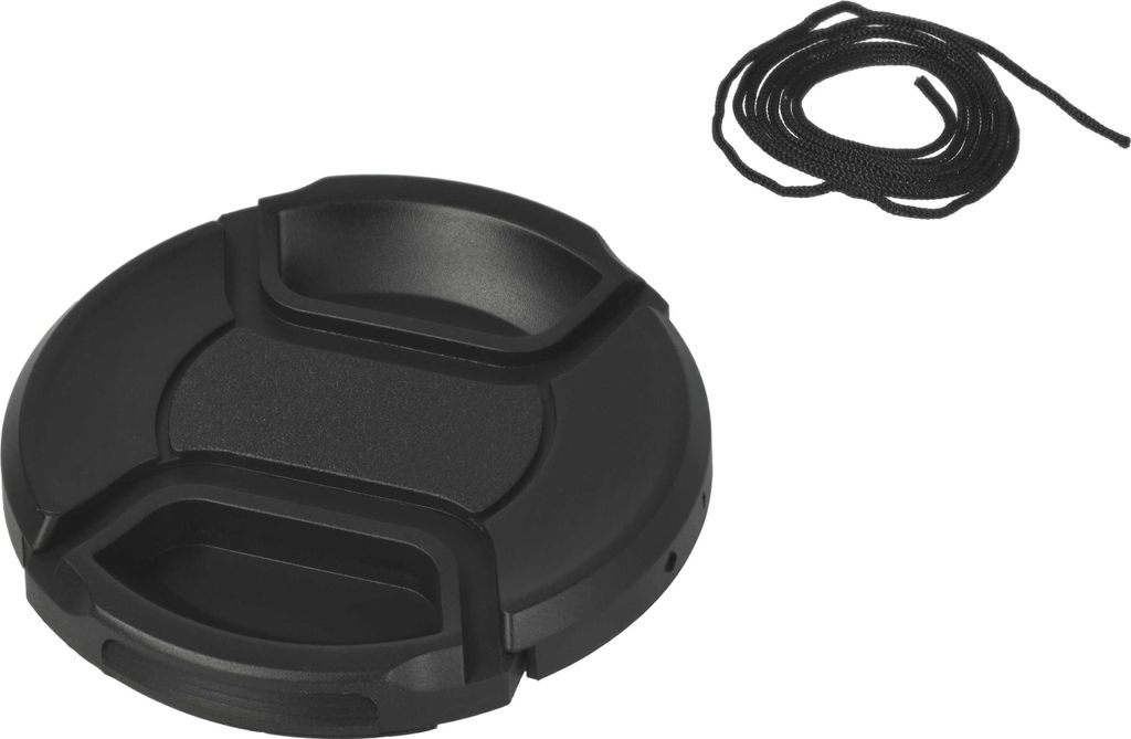 vhbw Objektivdeckel 62 mm kompatibel mit Tamron 18-250 mm 3.5-6.3 AF Di II LD ASL IF Macro Kamera - Kunststoff Schwarz, mit Innengriff