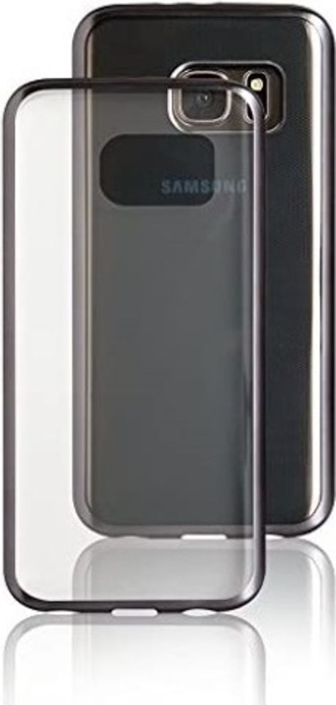 Back Case Electro-Style Softcover Schwarz für Samsung Galaxy S7 Edge
