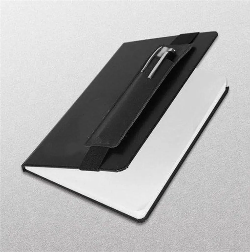 Porte-carnet élastique rose pour agenda et cahier A5 - Accessoire bureau