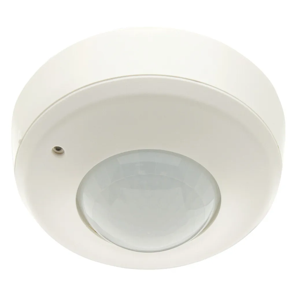 Détecteur de présence B.E.G. 360° AP rws glz IP20 pour plafond blanc