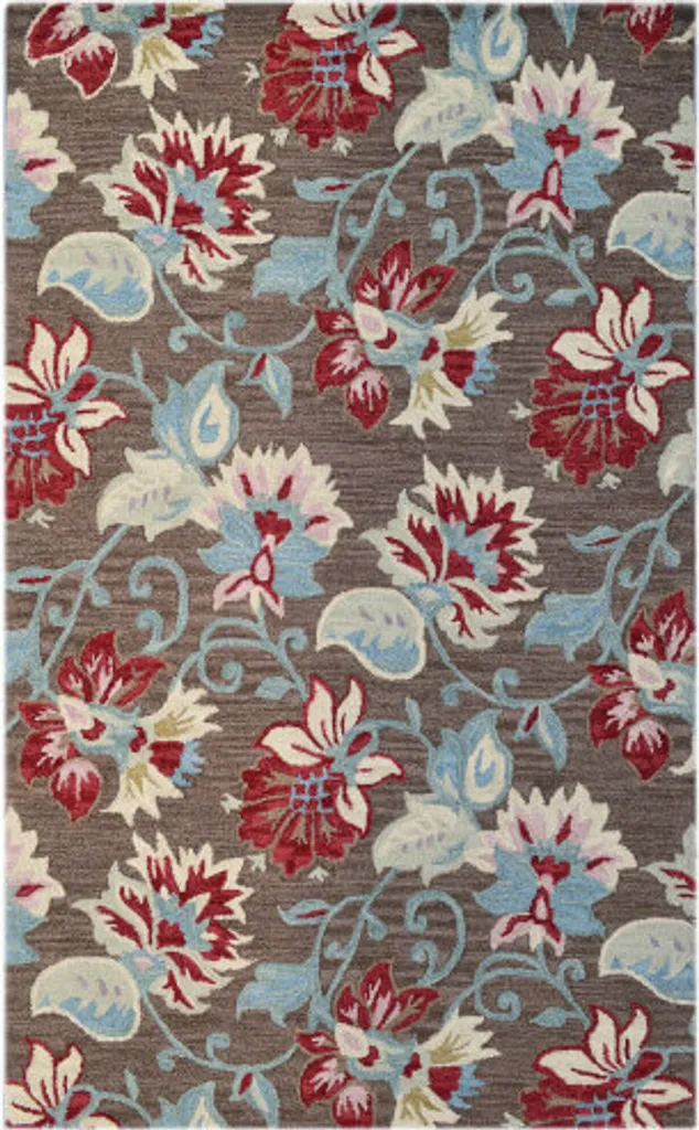 Tapis Décoratif Fleurs KF-162 Multi 122x183 cm pour Salon et Chambre