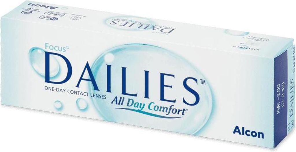 Focus Dailies All Day Comfort 30 Stk. Stärke: +0.50, BC: 8.60, DIA: 13.80
