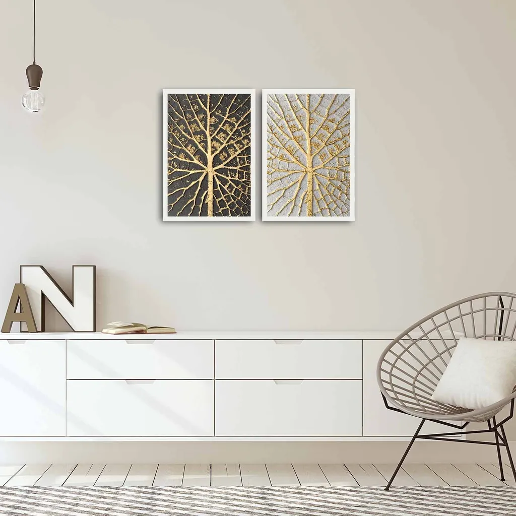 Wallity, 2PBCT- AWL4821, Colorato, Tela, 72 x 50 cm, Pittura: 100% MDF (Spessore: 2