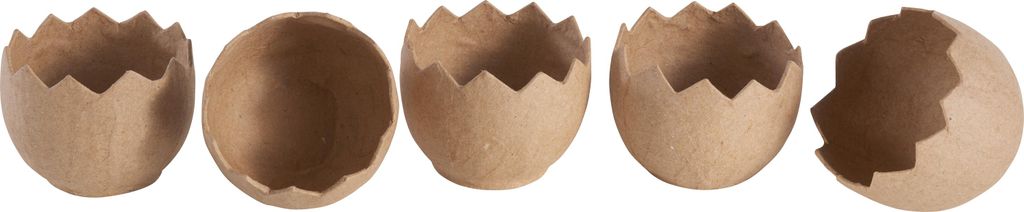 VBS Eierschalen 5 Stk Ø 6 cm Basteln Dekoration Ostern DIY Projekte