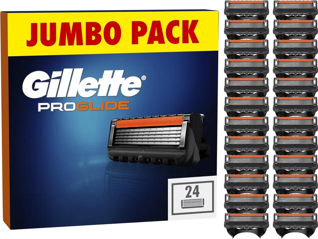 Gillette ProGlide Lot de 24 Recharges de Lames pour Rasage Précis et Net