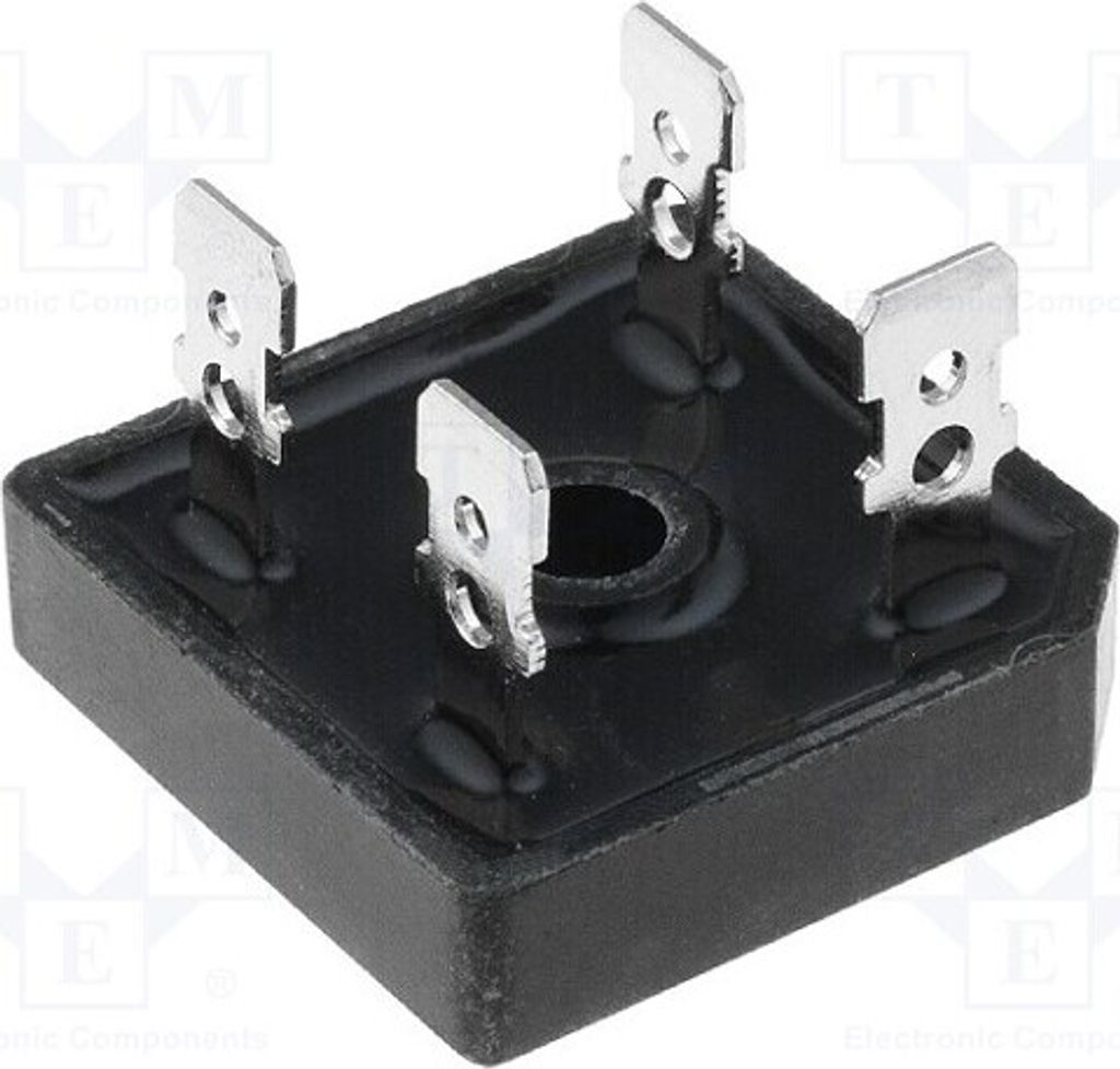 1x Einphasen Brückengleichrichter If: 25A Urmax: 100V Ifsm: 400A BR2501 Einphasen