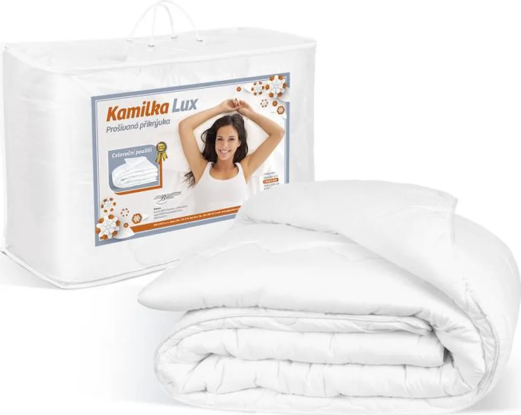 Kamilka LUX: La Coperta della Tua Vita 140x220 Bianco 1430g
