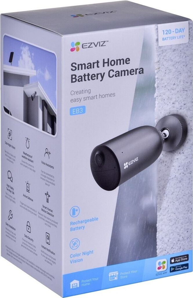EZVIZ EB3 2K eigenständige 100 % kabellose Smart-Home Produktbild 30