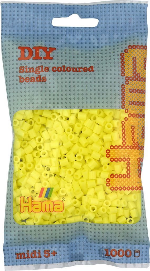 HAMA Perles jaune pastel 1000pcs, 1sachet Image du produit 